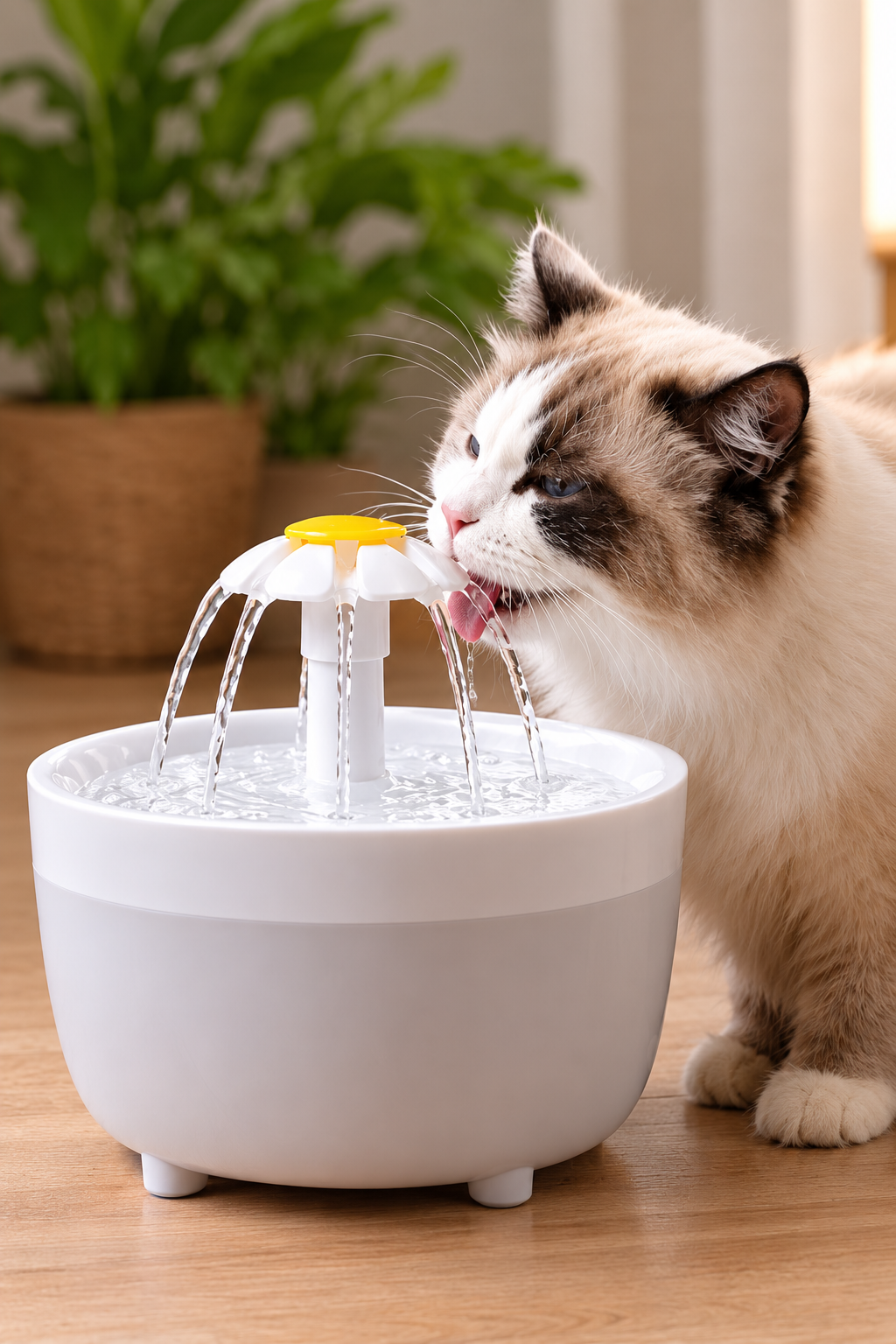 Fuente de agua para mascotas